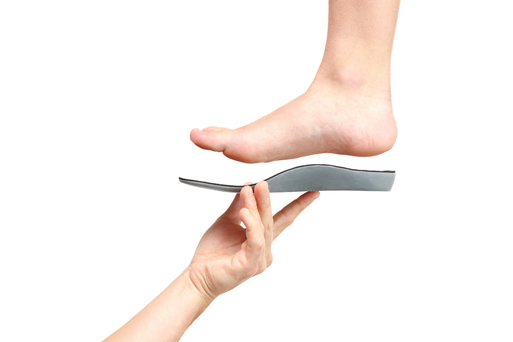 3D foot scan in clinic creating custom orthotics